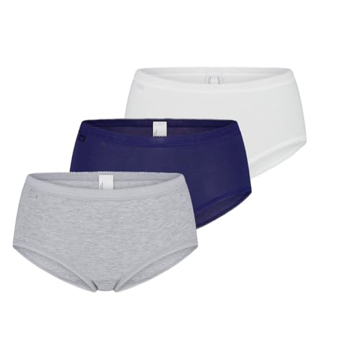 sloggi Damen Basic+ Midi C3P, Multiple Colours 17, 38 von Sloggi
