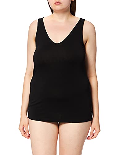 sloggi Damen EVER Cosy Tank Top Unterhemd, Black, S von Sloggi