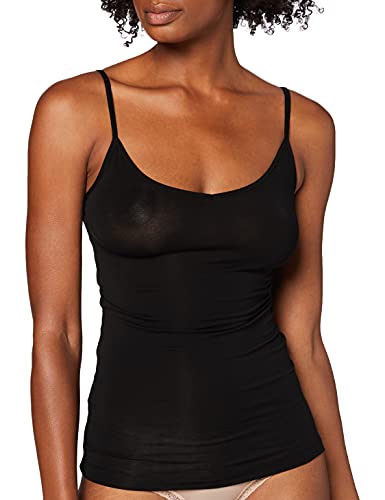 sloggi Damen EVER Cosy Spaghetti Top Unterhemd, Black, L von Sloggi