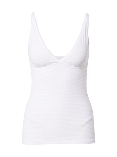 sloggi Damen Ever Fresh Plus Shirt02 Unterhemd, White, S von Sloggi