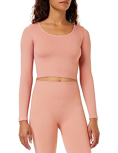 sloggi Damen Ever Infused Aloe Crop top LS Oben, Foggy Mauve, XS von Sloggi