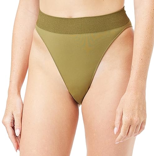 sloggi Damen Ever Infused CBD High Leg Hikini/Tai, Martini Olive, M von Sloggi