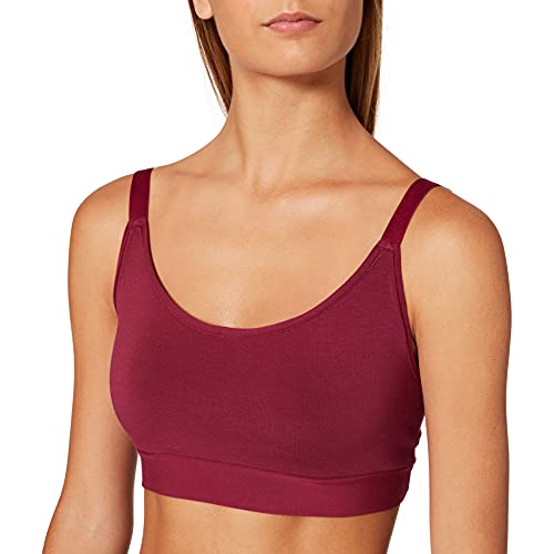 sloggi Damen GO Allround P Padded BH, Dark Wine, One von Sloggi