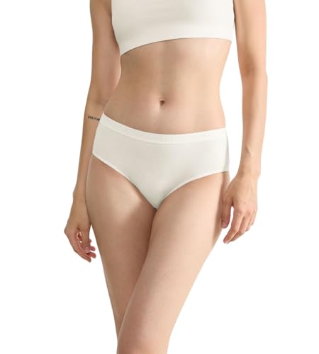 sloggi Damen GO Casual Midi 3P, Silk White, XS von Sloggi