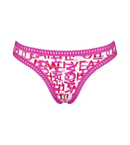 sloggi Damen GO Crush String C3P, Pink - Dark Combination, XXL von Sloggi