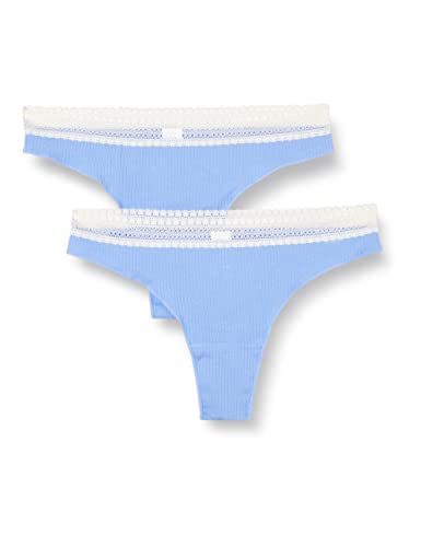 sloggi Damen GO Ribbed C2P Brazil, Riviera, XS (2er Pack) von Sloggi