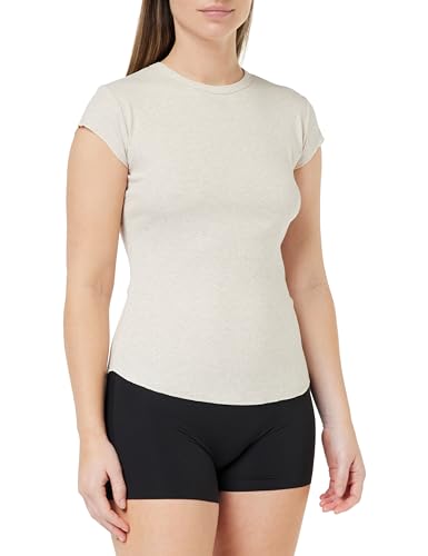 sloggi Damen GO Ribbed T-Shirt, Grey Combination, S sloggi Damen GO Ribbed T-Shirt, Grey Combination, S von Sloggi