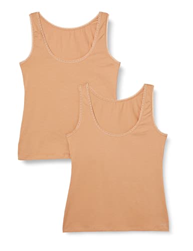 sloggi Damen GO Tank Top C2P Unterhemd, Nostalgic Brown, XS von Sloggi