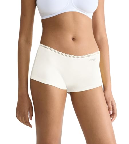 sloggi Damen Go Crush Short C3p Briefs, Silk White, L EU von Sloggi