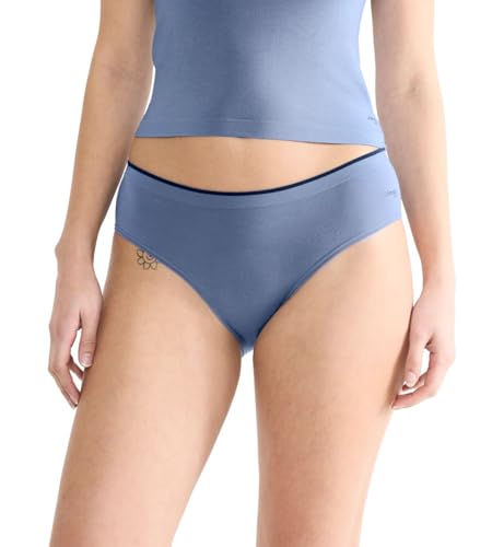 sloggi Damen Go Sense Hipster 2p Briefs, Blue Shadow, S EU von Sloggi