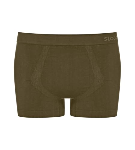 Sloggi Women's Men GO Smooth Short C2P Underwear, Green-Dark Combination, M (2er Pack) von Sloggi