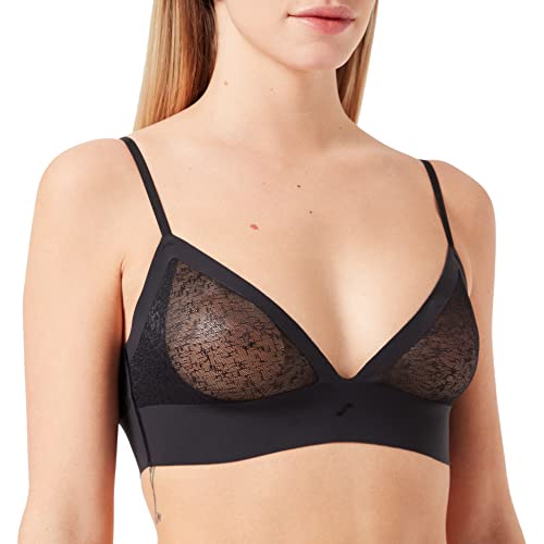 S by sloggi Damen Superb Soft Bra Bügelloser BH, Black, M von S by sloggi