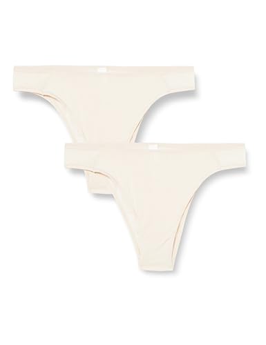 sloggi Damen Soft Adapt Tiny Tanga 2P, Naturel (076), S von Sloggi