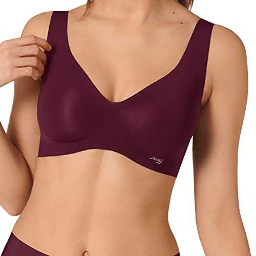 sloggi Damen ZERO Feel Bralette EX Bustier, Claret, XS sloggi Damen ZERO Feel Bralette EX Bustier, Claret, XS von Sloggi