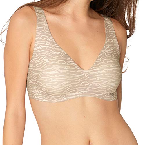 sloggi Damen ZERO Feel Bralette Print EX Bustier, Skin - Light Combination, XS sloggi Damen ZERO Feel Bralette Print EX Bustier, Skin - Light Combination, XS von Sloggi