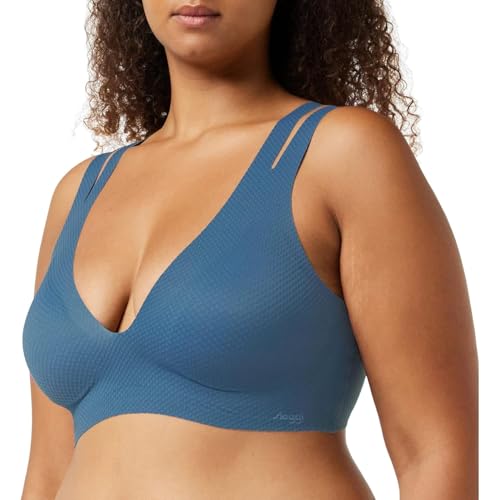 sloggi Damen ZERO Feel Flow Bralette Bustier, Secret Lagoon, XS sloggi Damen ZERO Feel Flow Bralette Bustier, Secret Lagoon, XS von Sloggi