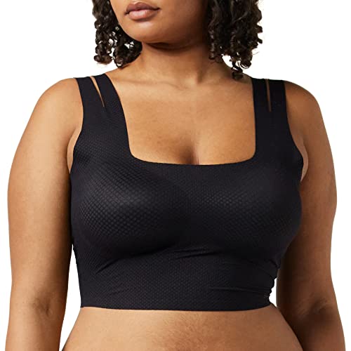 sloggi Damen ZERO Feel Flow Top Bustier, Black, L von Sloggi