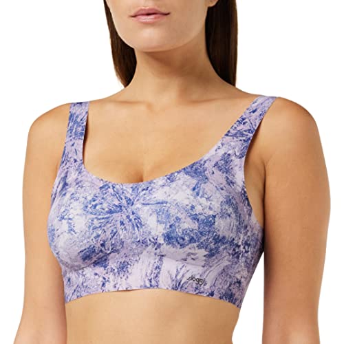 sloggi Damen ZERO Feel Top EX Bustier, Blue - Dark Combination, S von Sloggi