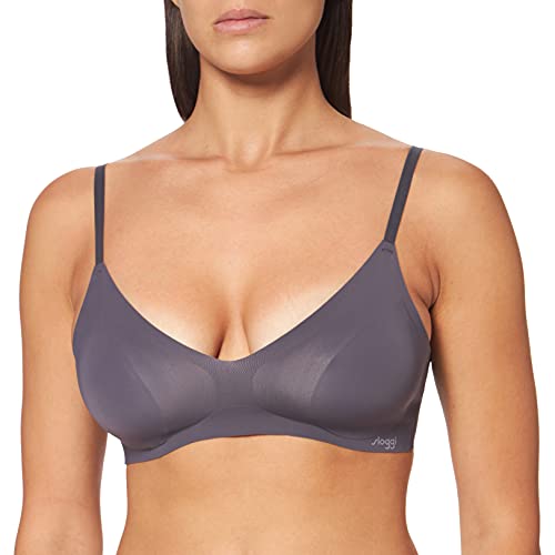 sloggi Damen ZERO Feel Ultra Bra EX Bügelloser BH, Mauve Grey, XS von Sloggi