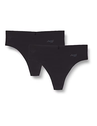 sloggi Damen ZERO Modal H Hipstring C2P Slip, Black, L von Sloggi