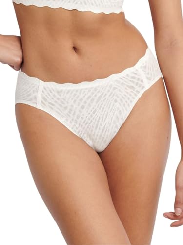 sloggi Damen Zero Feel Bliss High Leg, Silk White, XS sloggi Damen Zero Feel Bliss High Leg, Silk White, XS von Sloggi