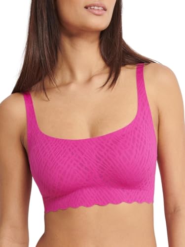 sloggi Damen Zero Feel Bliss Top, Plum Fusion, XS von Sloggi