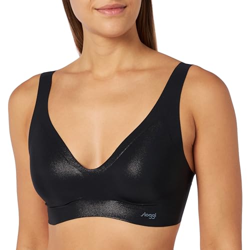 sloggi Damen Zero Feel Holiday Bralette EX Oben, Black Combination, L von Sloggi