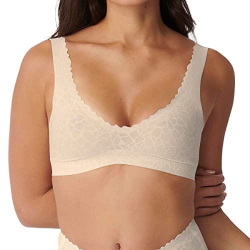 sloggi Damen Zero Feel Lace 2.0 Bralette Bustier, Angora, M von Sloggi