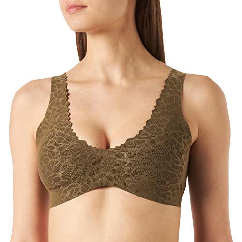 sloggi Damen Zero Feel Lace 2.0 Bralette Bustier, Beech, M von Sloggi