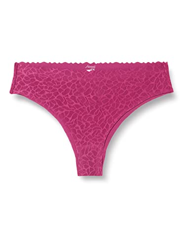 sloggi Damen Zero Feel Lace 2.0 Brazil Panty Slip, Wine, L von Sloggi