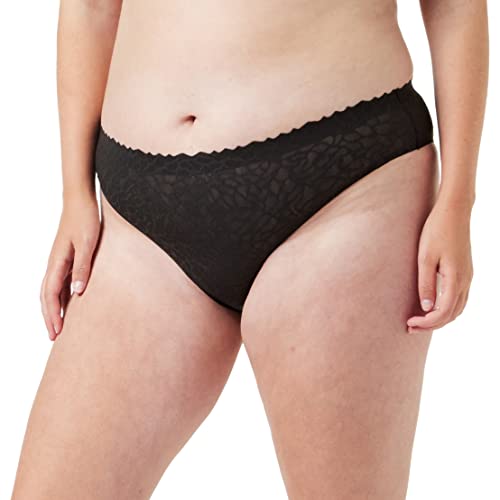 sloggi Damen Zero Feel Lace 2.0 Brazil Panty Slip, Black, M von Sloggi