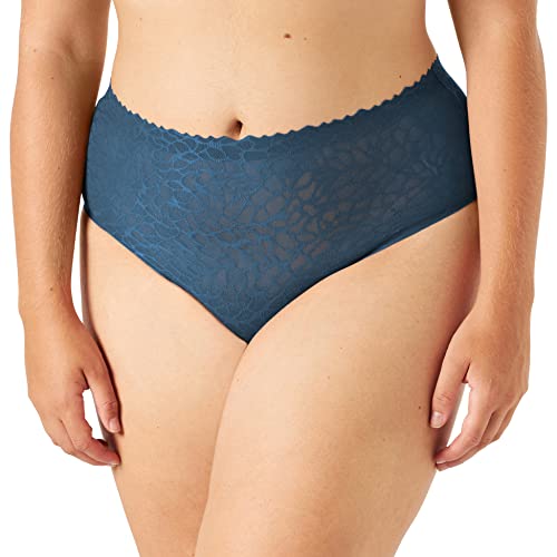 sloggi Damen Zero Feel Lace 2.0 High Waist Slip, Secret Lagoon, S von Sloggi