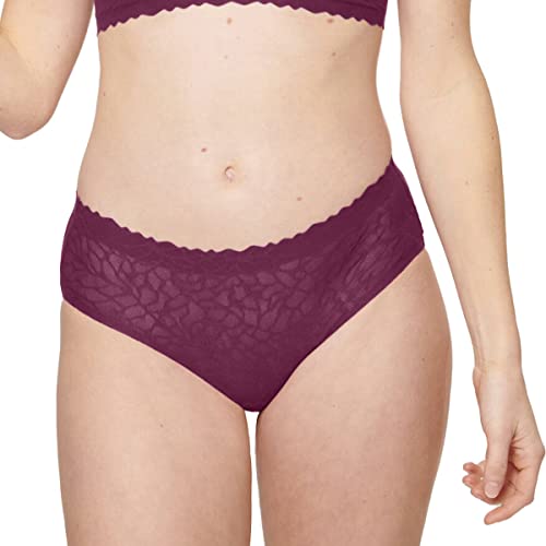 sloggi Damen Zero Feel Lace 2.0 Hipster Slip, Wine, XS von Sloggi