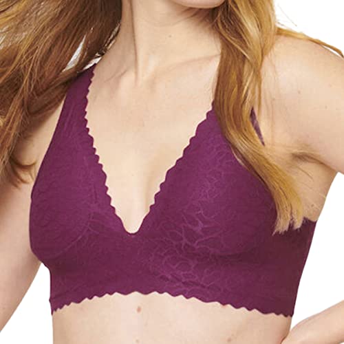 sloggi Damen Zero Feel Lace 2.0 Top Bustier, Wine, S von Sloggi