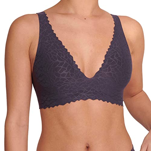 sloggi Damen Zero Feel Lace 2.0 Top, Blueberry, XS von Sloggi