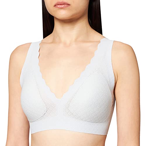 sloggi Damen Zero Feel Lace Bralette BH, Platino, XS von Sloggi