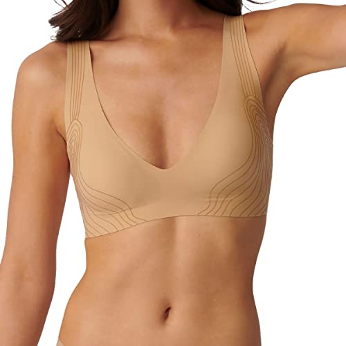 sloggi Damen ZERO Feel N 2.0 EX Bügelloser BH, Cognac, M von Sloggi