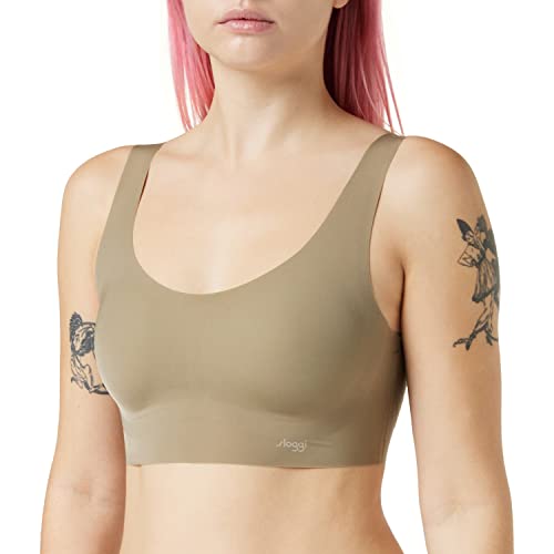 sloggi Damen ZERO Feel Top EX Bustier, Lead Grey, XS von Sloggi