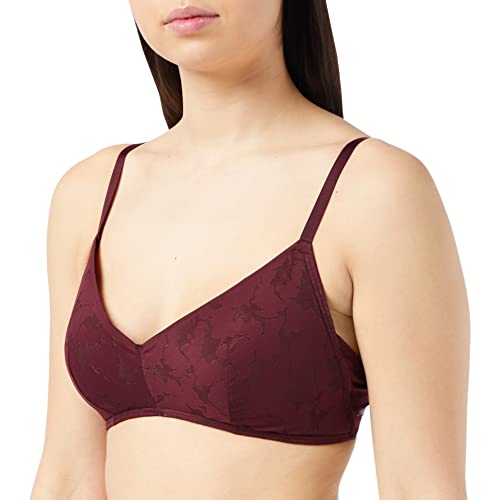 sloggi Damen Zero Lace 2.0 Bralette, Claret, L sloggi Damen Zero Lace 2.0 Bralette, Claret, L von Sloggi