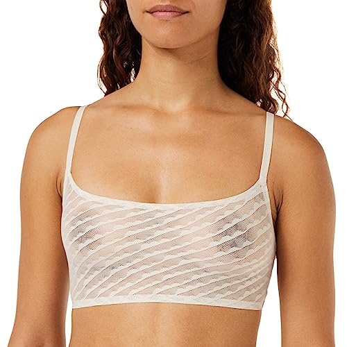 sloggi Damen Zero Lacy H Bralette Top, Blickdicht, Naturel, XS von Sloggi