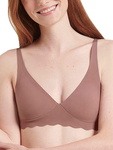 sloggi Damen Zero Microfibre 2.0 Soft Bra, Cacao, L EU von Sloggi