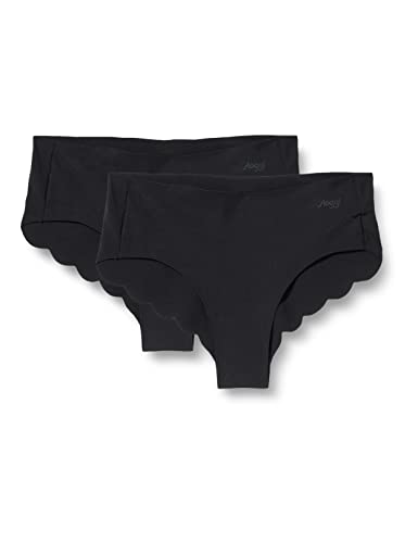 sloggi Damen Zero Modal 2.0 H 2P Short, Black, L von Sloggi