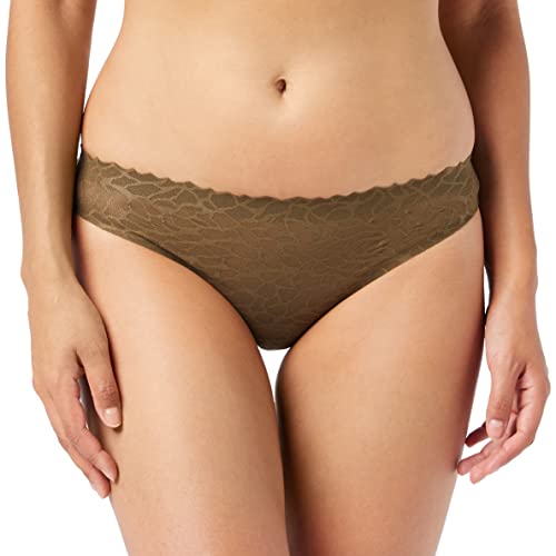 sloggi Damen Zero Feel Lace 2.0 Brazil Panty Slip, Beech, S von Sloggi