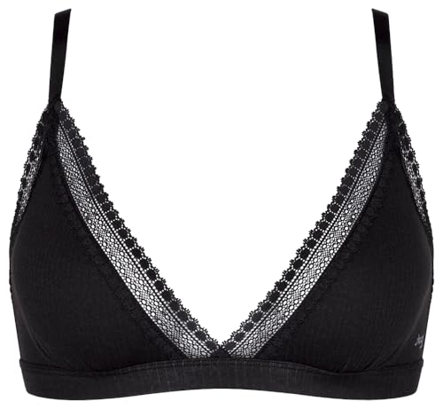 sloggi Damen GO Ribbed R Bralette, Black, L von Sloggi