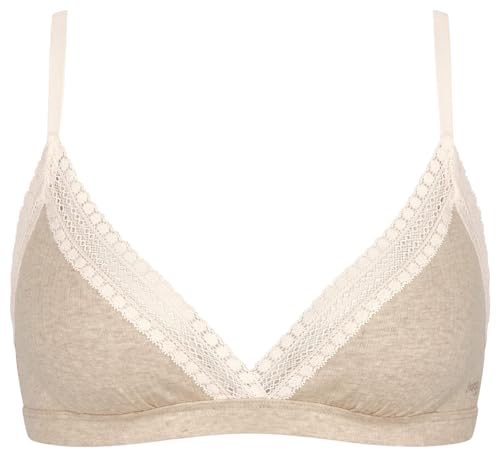 sloggi Damen GO Ribbed R Bralette, Grey Combination, XL von Sloggi