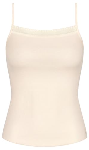 sloggi Damen GO Ribbed Spaghetti Top, Angora, S von Sloggi