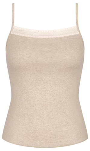sloggi Damen GO Ribbed Spaghetti Top, Grey Combination, S von Sloggi