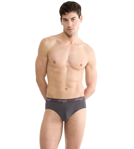 sloggi Men Start Midi C2P Box Briefs, Black Combination, 8 (2er Pack) von Sloggi