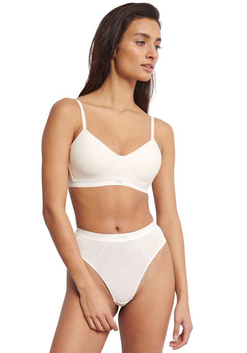 sloggi Schalen-BH "EVER Ease" temperaturausgleichend, V-Ausschnitt, weich, Baumwollmischung von Sloggi