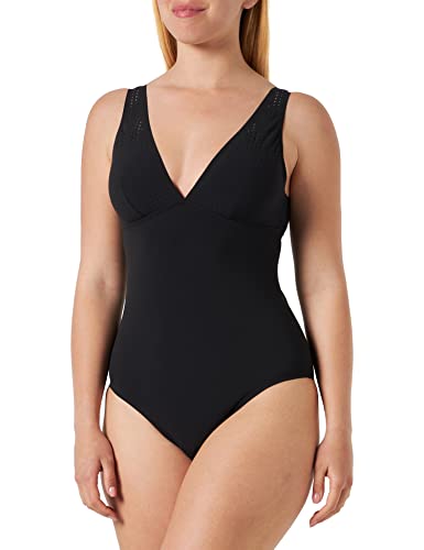 sloggi Shore Damen Arienzo One Piece Badeanzug, Black, XS von Sloggi